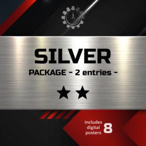 Silver package offering 2 entries and 8 digital points.
